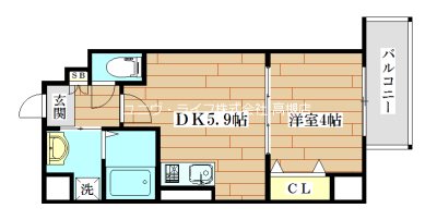 プレステージⅢ城北 間取り