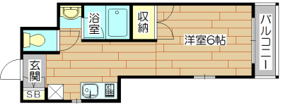 第9摂津グリーンハイツ 間取り図