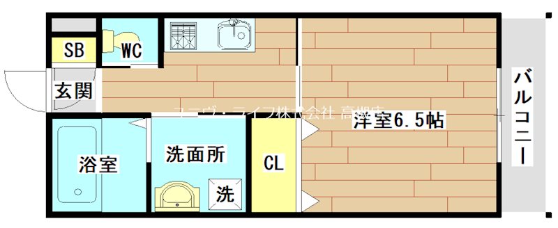 フェリーチェ天神 間取り図