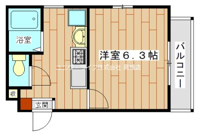 カーサイヌミディーレ 間取り図