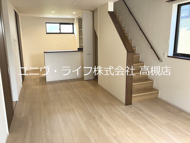 高槻市天神町 戸建賃貸 リビング