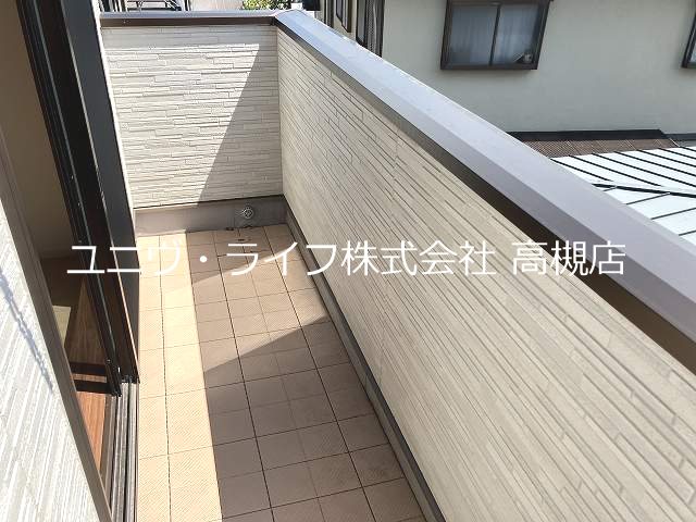 高槻市天神町 戸建賃貸 ベランダ