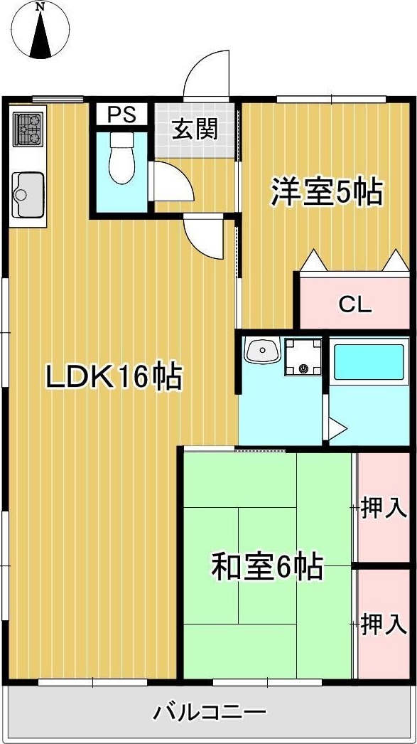 ハイツ阪井 間取り