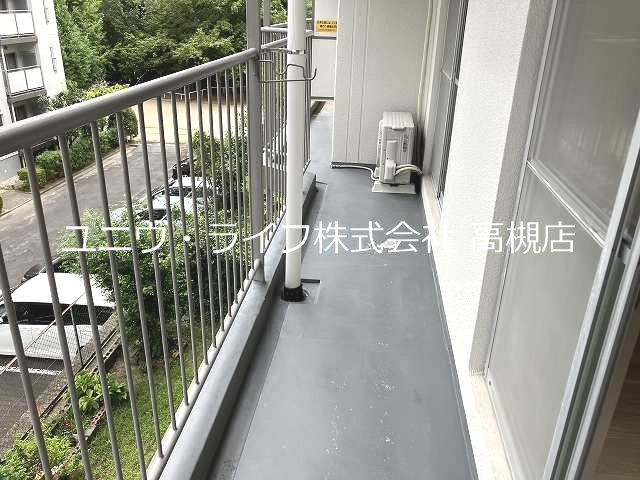 高槻塚原台ハイツ３号棟 ベランダ