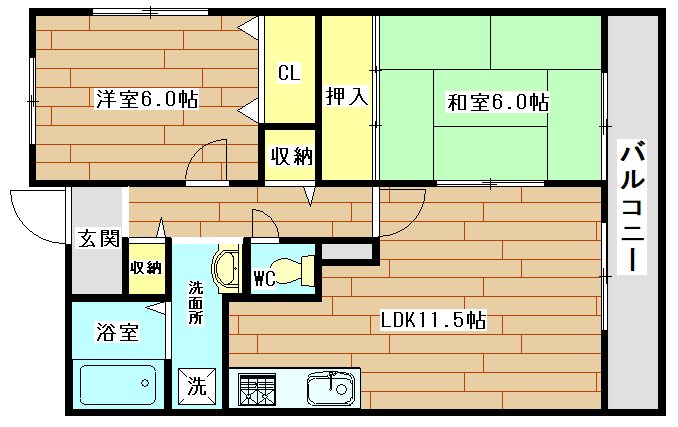 レジデンス中島 間取り