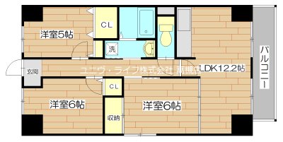 アソシアード高槻 間取り