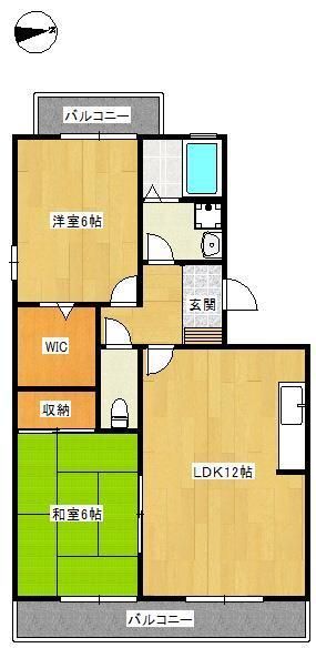 ハイアーグラウンドB棟 間取り