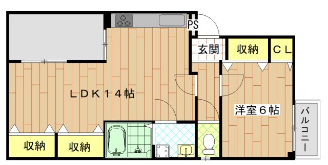 ＮＫハイツ 間取り