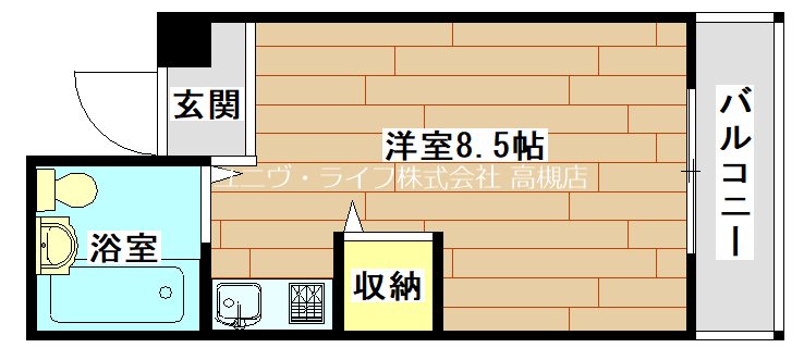 ザ・プレミアムコート 501号室 間取り