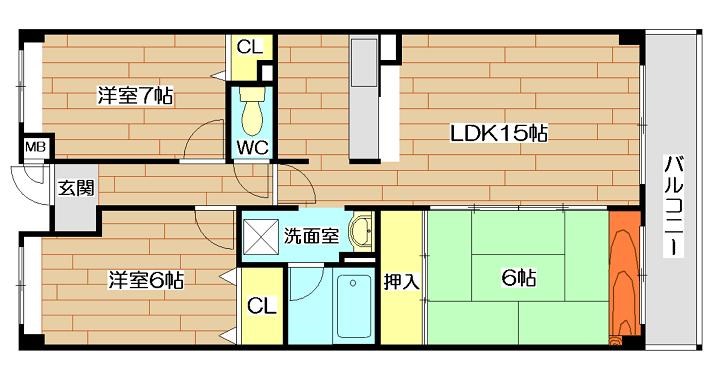 グランドプラス西真上 間取り