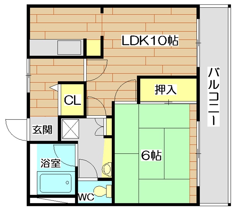 マンションサンプラザ1 間取り