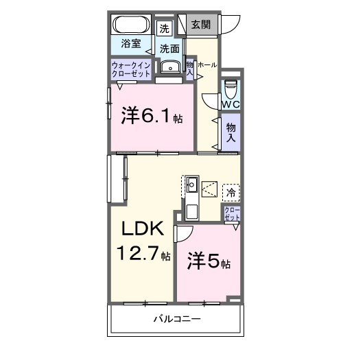 ブリオ安満　Ａ棟 間取り