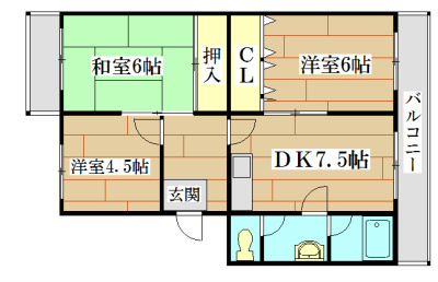 エクセルⅠ 間取り