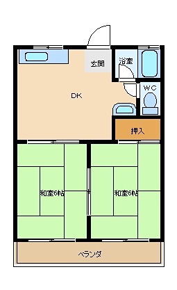 レジデンス西田Ａ棟 間取り