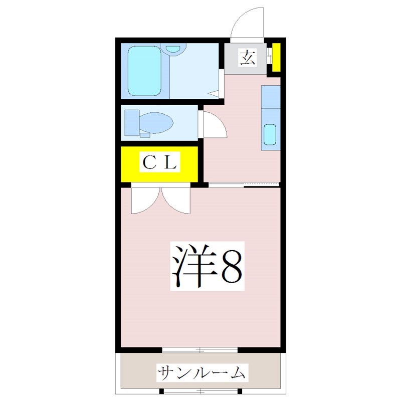 太陽ハイツ 間取り