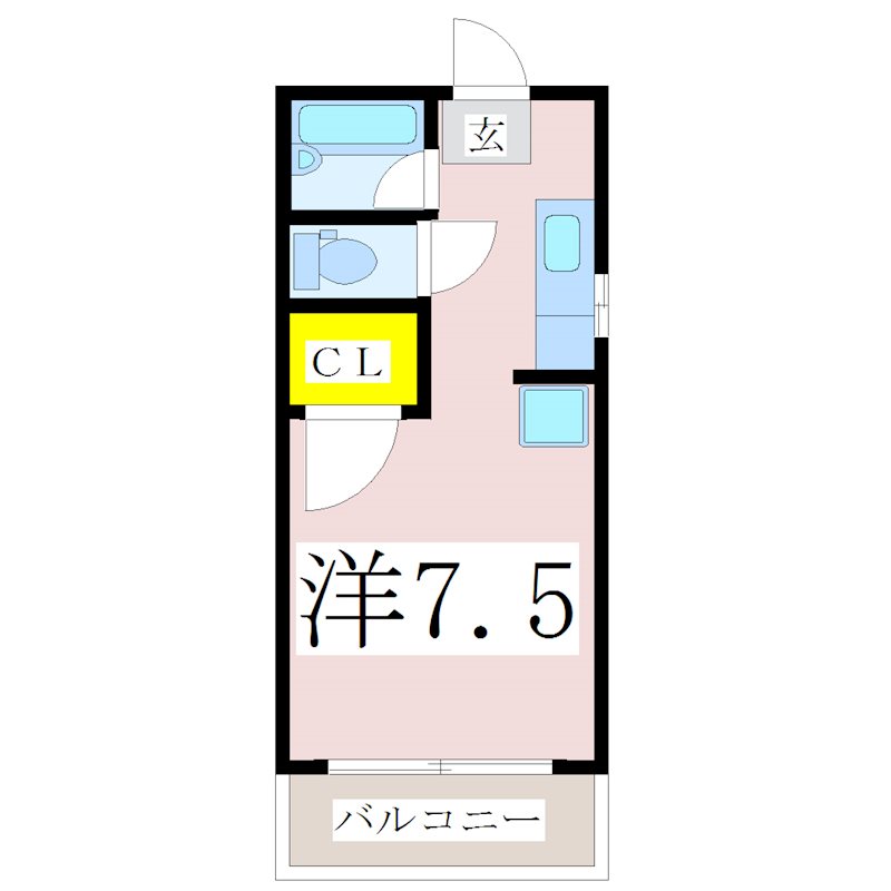 アビターレ下荒田Ⅰ 間取り