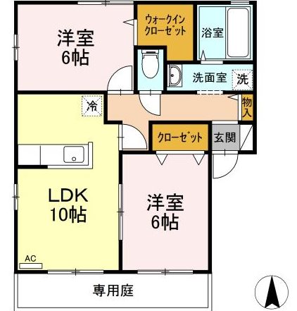鹿児島県鹿児島市田上６丁目19-37 間取り