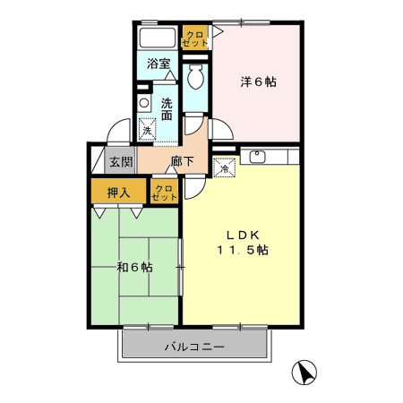 鹿児島県鹿児島市山田町396-1 間取り