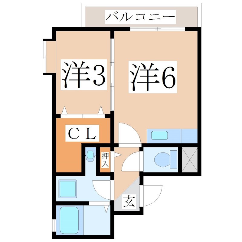 鹿児島県鹿児島市武３丁目 間取り