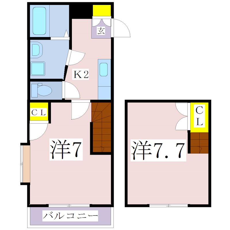 鹿児島県鹿児島市鴨池１丁目34-20 間取り