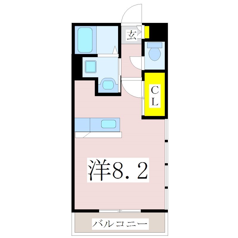 鹿児島県鹿児島市新栄町1-18 間取り