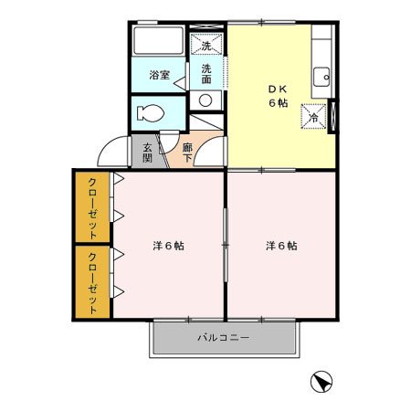 鹿児島県鹿児島市中山町1556 間取り