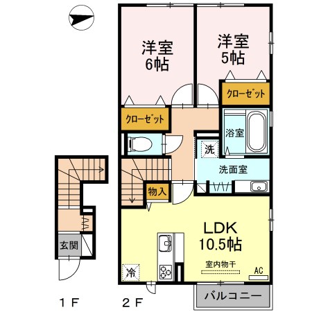 鹿児島県鹿児島市川上町2541-2 間取り