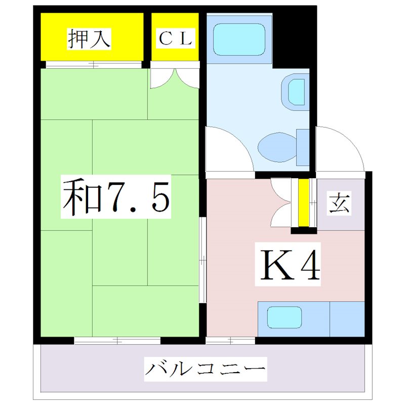 鹿児島県鹿児島市小松原２丁目24-22 間取り