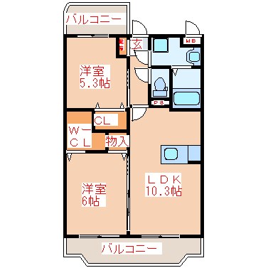 YS　Spazio 間取り