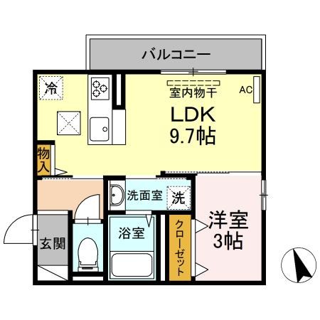 鹿児島県鹿児島市上荒田町57-2 間取り
