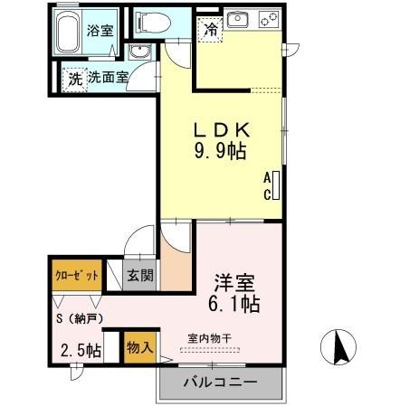 鹿児島県鹿児島市鴨池１丁目2-13-2 間取り