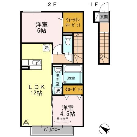 鹿児島県鹿児島市岡之原町4910-1 間取り