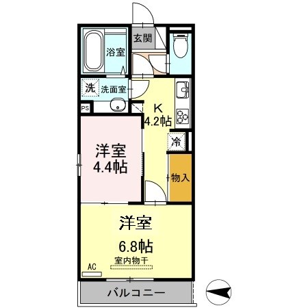鹿児島県鹿児島市草牟田２丁目34-65 間取り