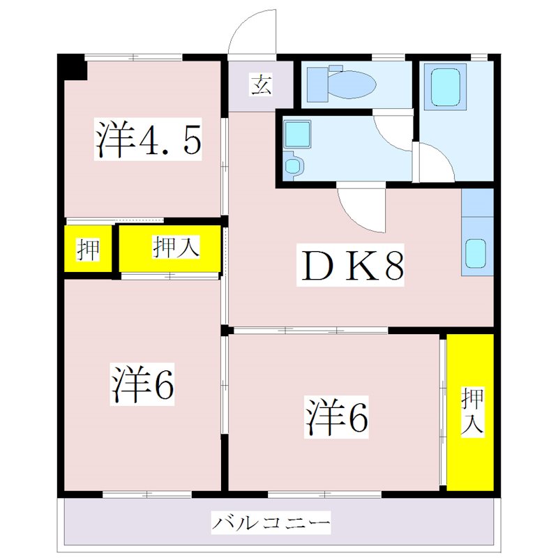 鹿児島県鹿児島市喜入中名町2760 間取り