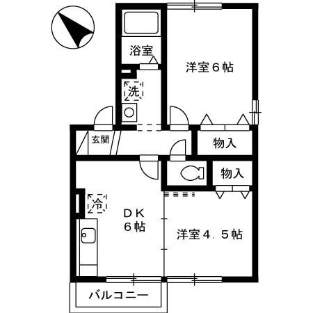 鹿児島県鹿児島市紫原５丁目9-13 間取り