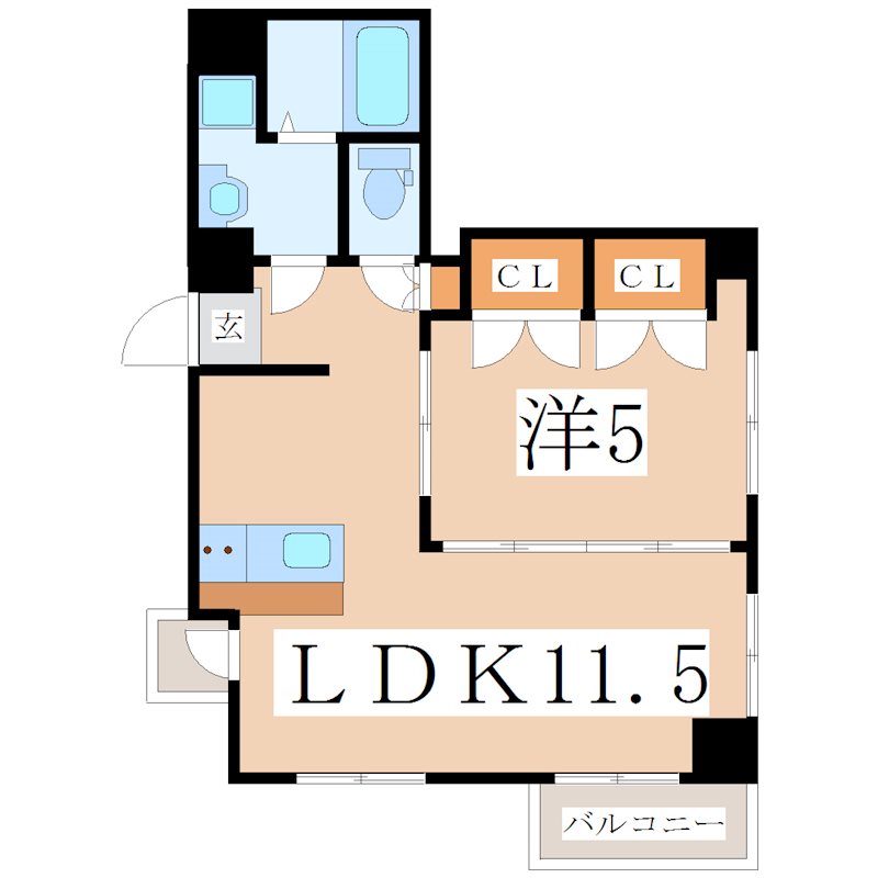 鹿児島県鹿児島市西千石町 間取り