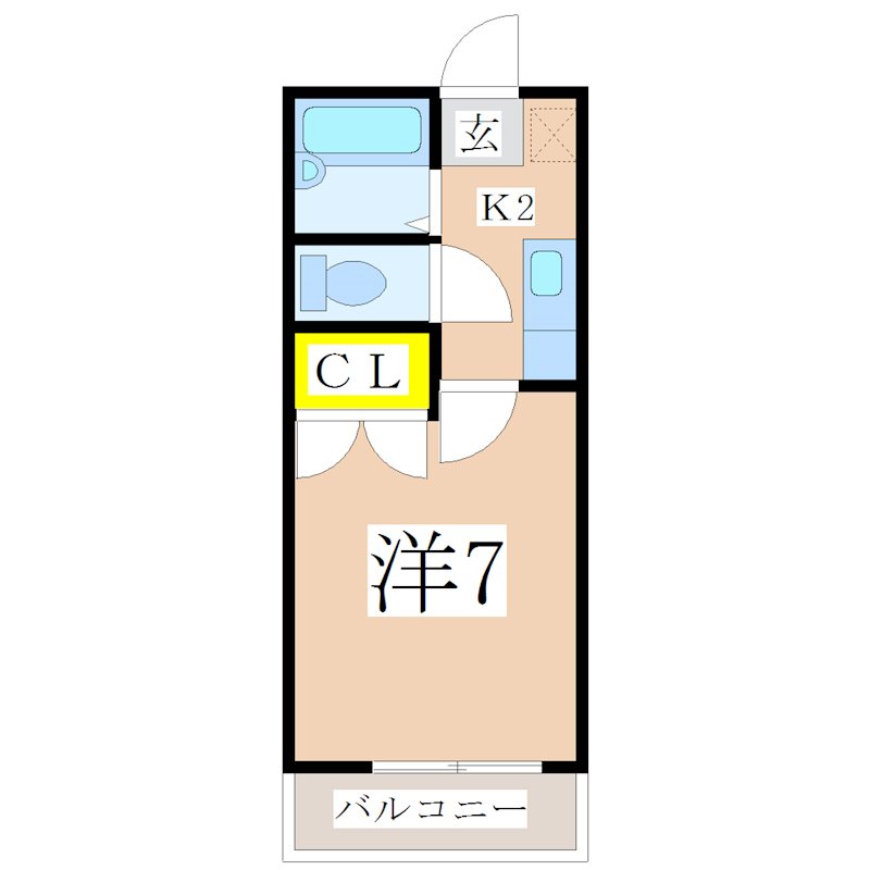 鹿児島県鹿児島市田上７丁目 間取り