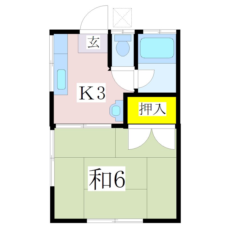 松昇ハイツ 間取り