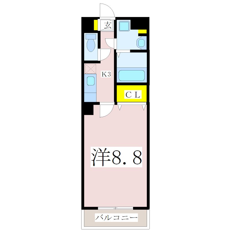 鹿児島県鹿児島市鴨池２丁目1-12 間取り