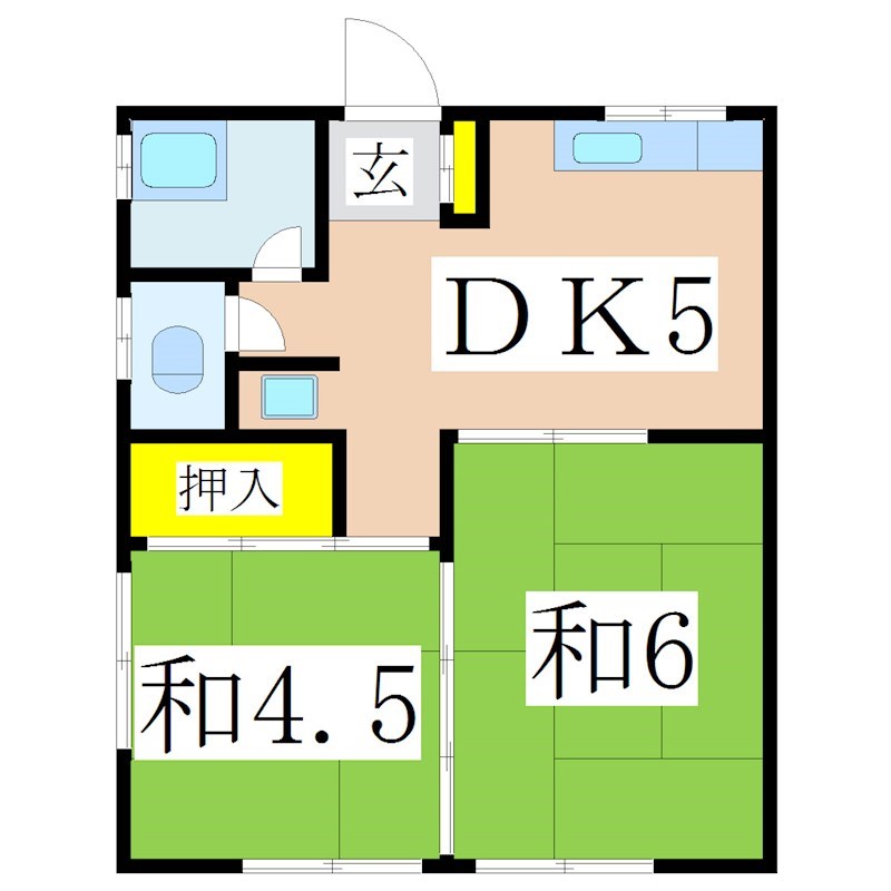 むつみアパート 間取り