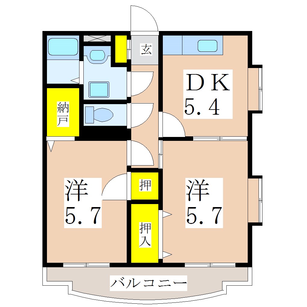 鹿児島県鹿児島市紫原５丁目 間取り