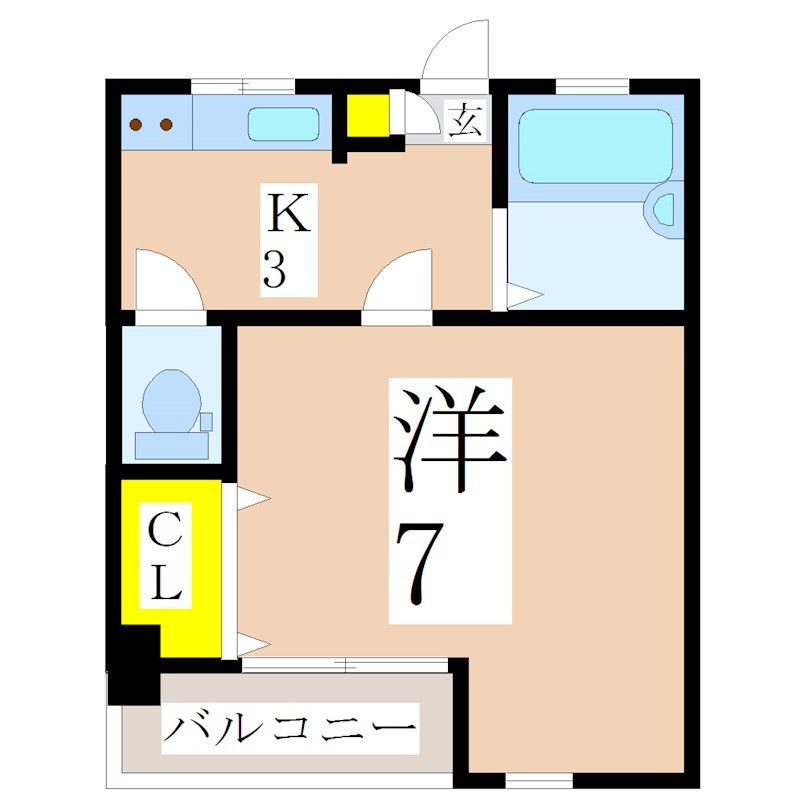 鹿児島県鹿児島市真砂町 間取り