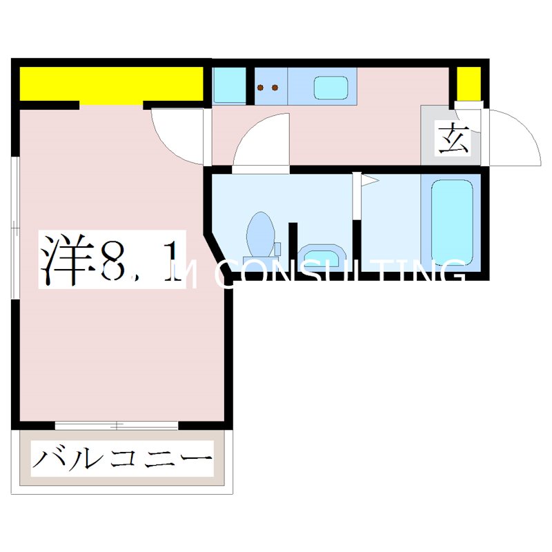 鹿児島県鹿児島市下荒田３丁目 間取り
