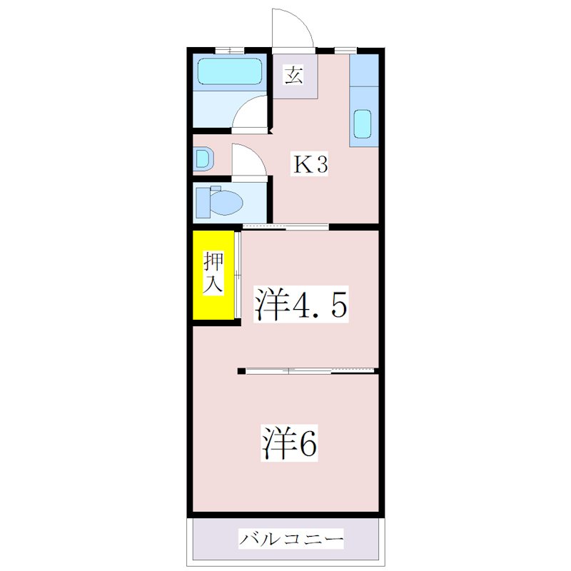 M＆H　BLD. 間取り
