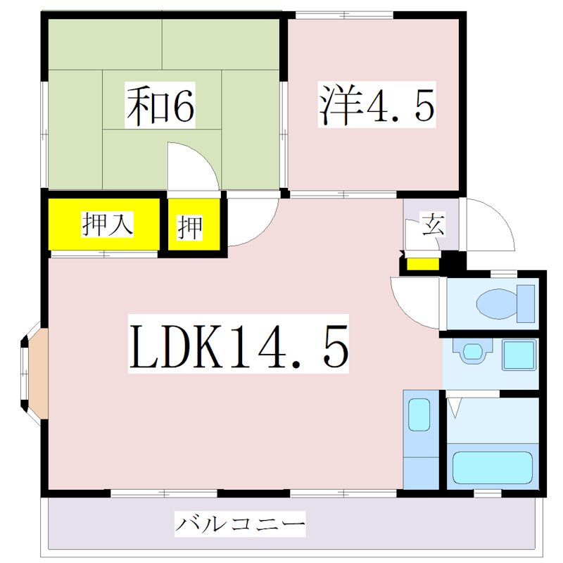 鹿児島県鹿児島市清和２丁目8-8 間取り