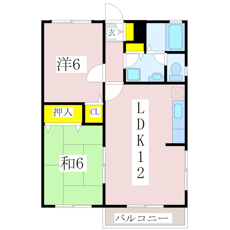 鹿児島県鹿児島市自由ヶ丘１丁目1-22 間取り