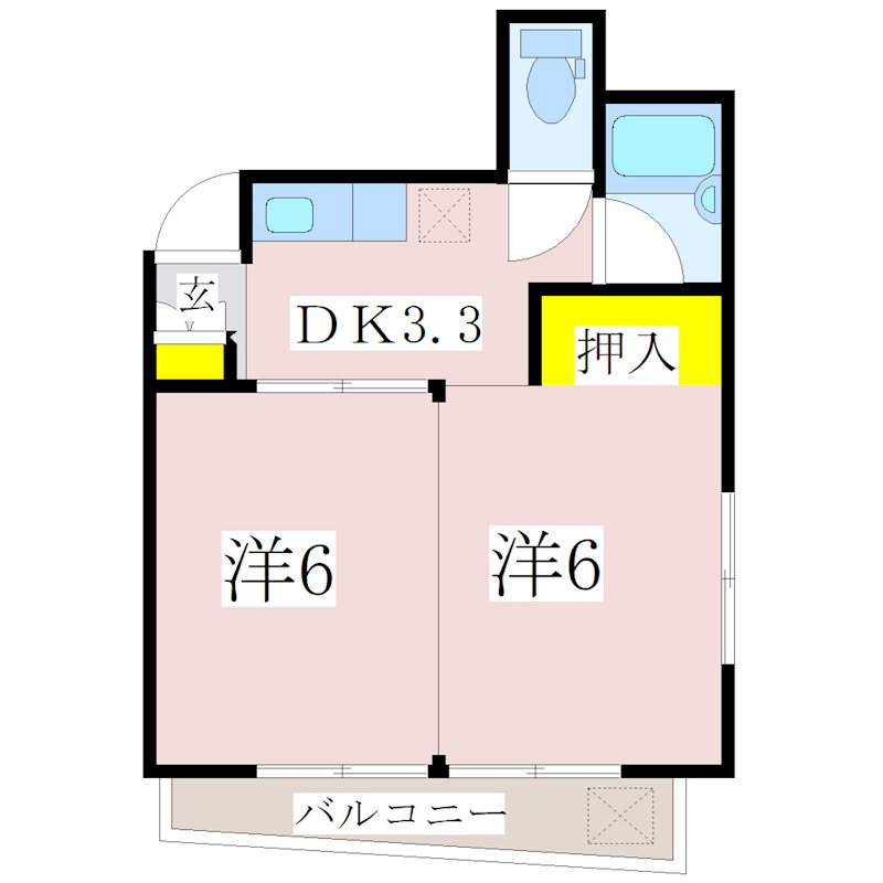 鹿児島県鹿児島市鴨池１丁目14-21 間取り