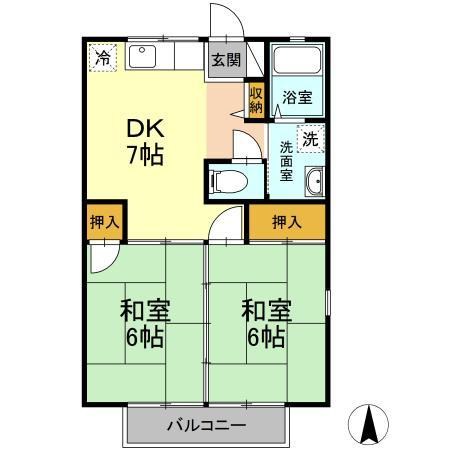 鹿児島県鹿児島市西別府町2794-125 間取り