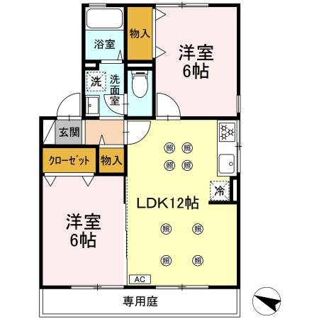 鹿児島県鹿児島市山田町313-1 間取り