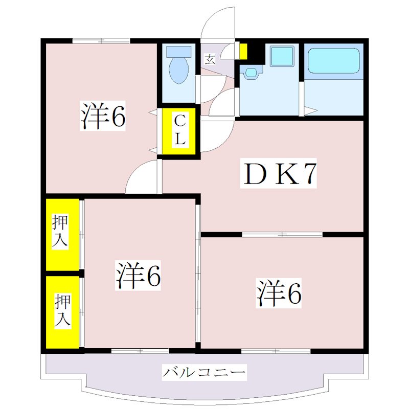 グランドゥール桜ケ丘 間取り